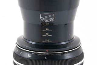 (80) RARE Kilfitt Macro Zoomar 50 - 125mm f/4 lens f/Exakta,  caps, 2