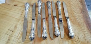 Joan Of Arc Sterling Silver Handled Knives And Forks 4