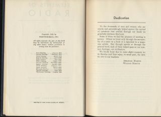 Elements of Radio by Abraham & William Marcus WWII Training Book 1943 1st Ed HC 3