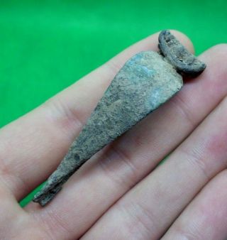 Ancient Celtic Late La Tene Culture Bronze Fibula Brooch - 100 Bc