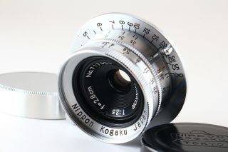 [rare ] Nikon W - Nikkor 2.  8cm 28mm F/3.  5 Lens Leica L39 Screw Nippon Kogaku 5400