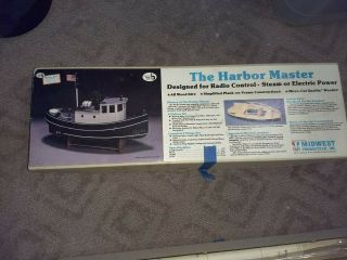 Vintage Harbor Master Boat Kit No.  962 Midwest Products Open Box
