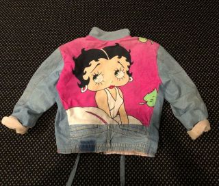Vintage Too Cute Betty Boop Denim Jacket