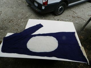 X Large Antique Maritime Navy Sectional Signal Flag 30 " X 9 Feet