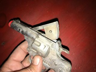 Vintage Hubley Trooper Cap Gun & Thigh Holster 5