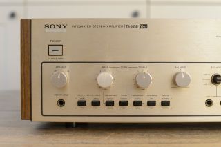 Sony TA 5650 VFET Stereo Amplifier.  Great vintage amp.  order. 3