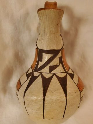 Antique Acoma Pottery 1920s Vase,  Old Native American indian Pottery 7