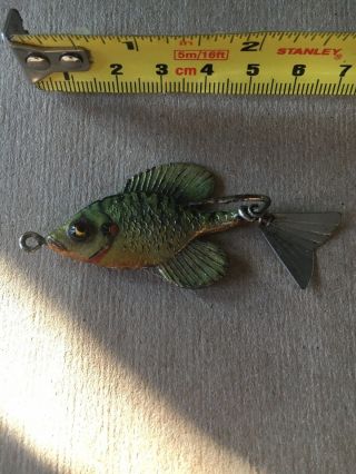 ULTRA RARE VINTAGE TIN LIZZY PUMPKINSEED FISHING LURE ARBOGAST. 6