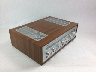 Vintage Yamaha CR - 620 Natural Sound Stereo Receiver w/Wooden Case & 3
