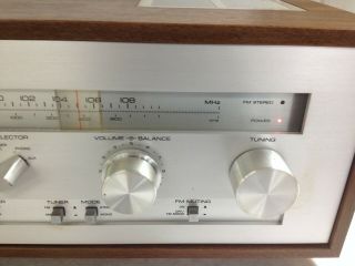 Vintage Yamaha CR - 620 Natural Sound Stereo Receiver w/Wooden Case & 7