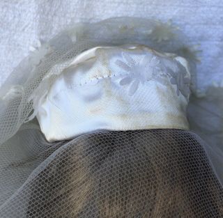 Vintage Simona Furga Alta Moda Bride Doll Long Eyelashes Champagne Hair Italy 4