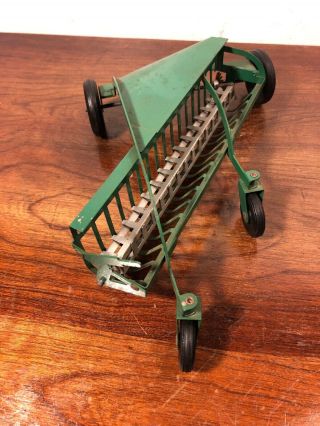 Vintage Silk Toys Oliver Side Delivery Hay Rake Farm Tractor Implement 6