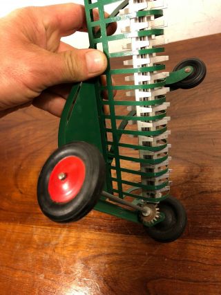 Vintage Silk Toys Oliver Side Delivery Hay Rake Farm Tractor Implement 8