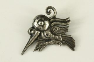 Vintage Sterling Silver Jewelry Taxco Mexico William Spratling Bird Brooch Pin