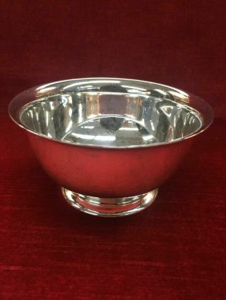 Sterling Tiffany & Co.  Sterling Revere Bowl 2.  5 " Tall With Box And Bag