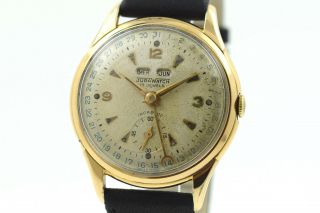 Jura Watch Vintage Swiss Made Triple Calendar Watch Cal.  Eta 1164 (1864)