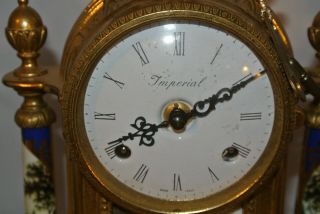 Vintage Imperial Mantel Clock - - 3