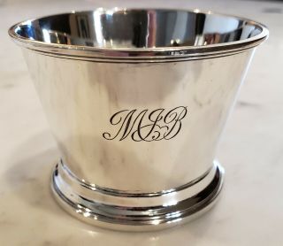 Sterling Silver Sugar Bowl Tumbler Cup Harrod 