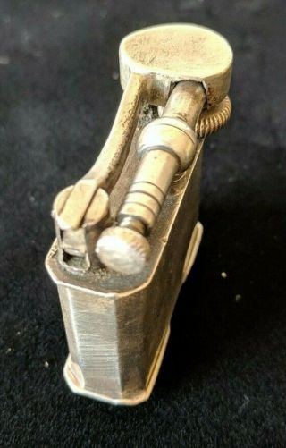 Vintage Sterling Silver Lift Arm Lighter - Marked CASA S02 or 502 MEXICO 3