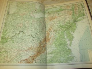 Antique Book Of The Times Survey Atlas Of The World - 1922 10