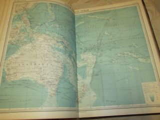 Antique Book Of The Times Survey Atlas Of The World - 1922 11