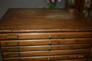 Vintage/Antique Wood Chest Doctors Tool Box 4