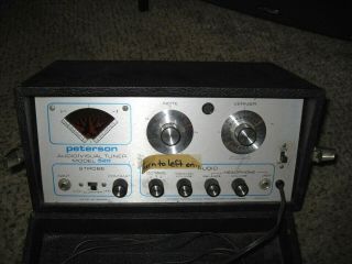Peterson 520 Audio Visual Tuner Strobe Tuner Vintage