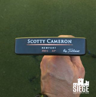 Extremely Rare Refinished Scotty Cameron Classics Newport 33/350 Putter W/hdcvr