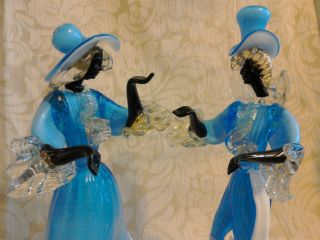 Vintage Murano Glass Dancer Figurines.
