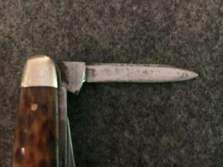 Vintage Case XX Green Bone Pocket Knife 6