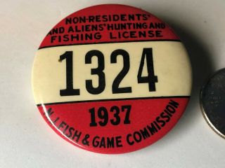 1937 Jersey Non Resident And Alien 
