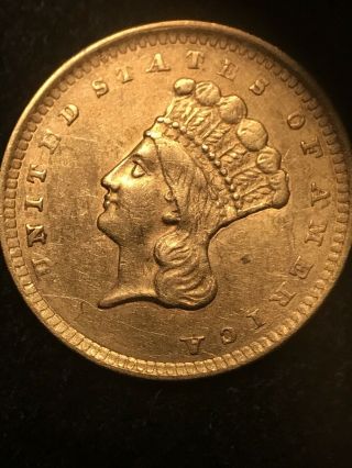 1856 $1 Indian Head Gold Coin Liberty One Dollar Rare