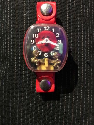 Vintage Merry Manufacturing Usa Plastic Teeter Totter Watch