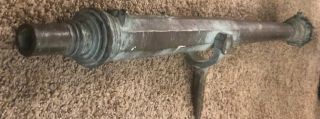 Antique Bronze Ship ' s Cannon,  17th Or Early 18th Century,  Found In The Caribbean 12
