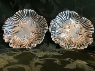 Pair Marked Spanish Sterling Silver 925 Centerpieces,  Bowls