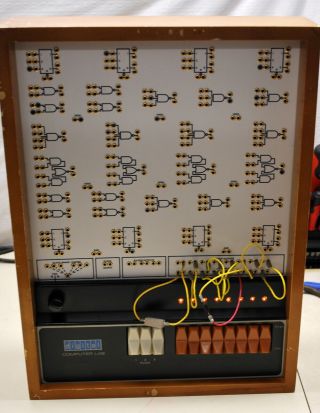Rare Digital Computer Lab H - 500 (pdp - 8 Switches) Great For Your Museum