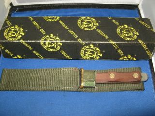 Vintage Ek Commando Knife Us Marine Presentation Dagger With Box Sheath