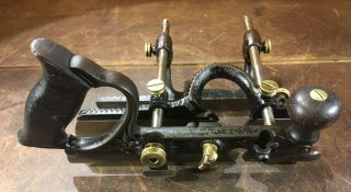 Vintage Stanley no.  45 combination Plane,  Type 2,  1886 - 1887,  with cutters 3