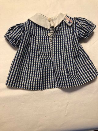 Vintage Hard To Find Shirley Temple Doll Dress.  Tagged 10