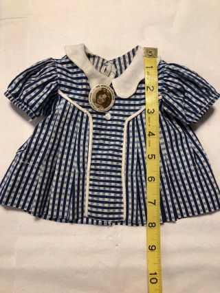 Vintage Hard To Find Shirley Temple Doll Dress.  Tagged 12