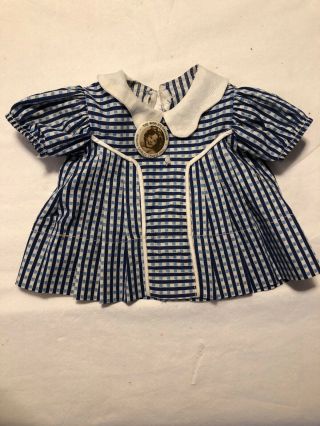 Vintage Hard To Find Shirley Temple Doll Dress.  Tagged 7