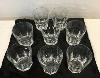 Vintage Set of 8 Waterford Crystal Sheila Old Fashioned 3 1/2 