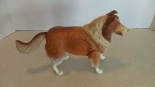 Vintage 1976 Gabriel Lassie Jointed Action Dog Figure Adventure People Scout