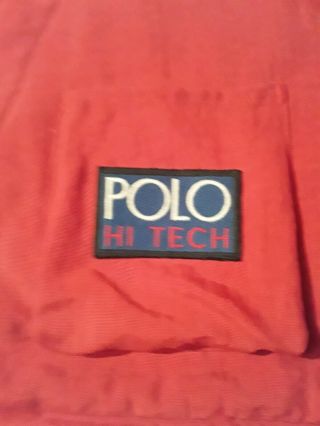 Vintage Polo Ralph Lauren HI TECH vest Stadium 1992 P Wing Rl 2000 Aztec sz L 3
