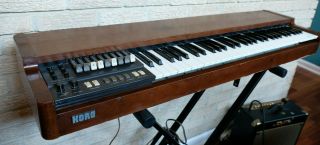 Vtg Korg Cx - 3 61 Key Combo Organ Hammond Keyboard Set Of 9 Drawbars Xvp - 10