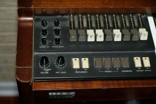 Vtg KORG CX - 3 61 Key Combo Organ Hammond Keyboard set of 9 drawbars XVP - 10 2