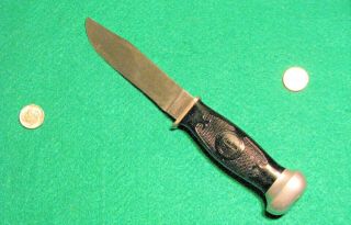 Vtg Sheath Hunt Blade 1930 REMINGTON UMC Antique RH28 Knife 1 Orig Leather case 3