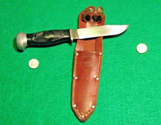 Vtg Sheath Hunt Blade 1930 REMINGTON UMC Antique RH28 Knife 1 Orig Leather case 6