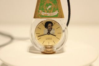 Vintage Very Rare Ladies Skeleton Watch - Pendant With Dictator Muammar Gaddafi