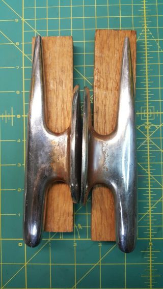 (2) Vintage Boat Cleats - Possibly Chris Craft 3